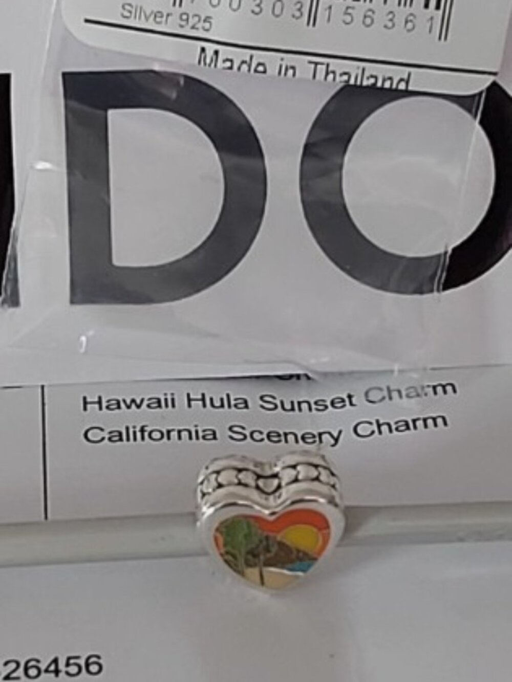 AUTH PANDORA Sterling Silver doubled-sided California Scenery Charm ENG792015_88 - Picture 11 of 14